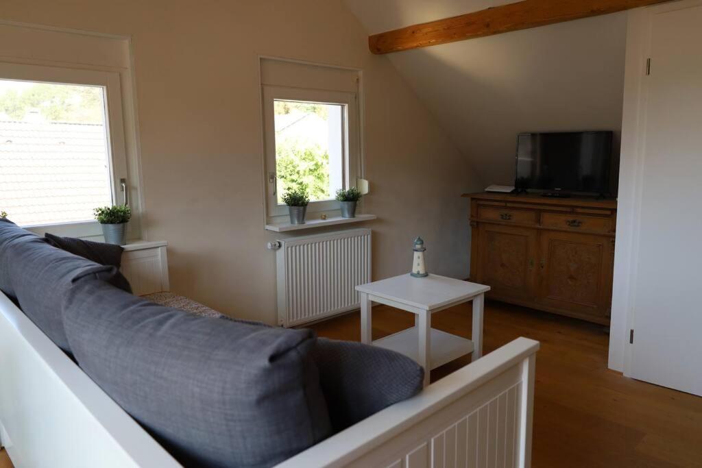 Ferienwohnung Heimbach Burgblick Bagian luar foto